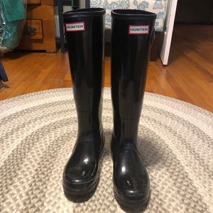 black Hunter rain boots